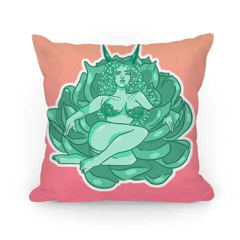 Succulent Succubus Sunset Pillow